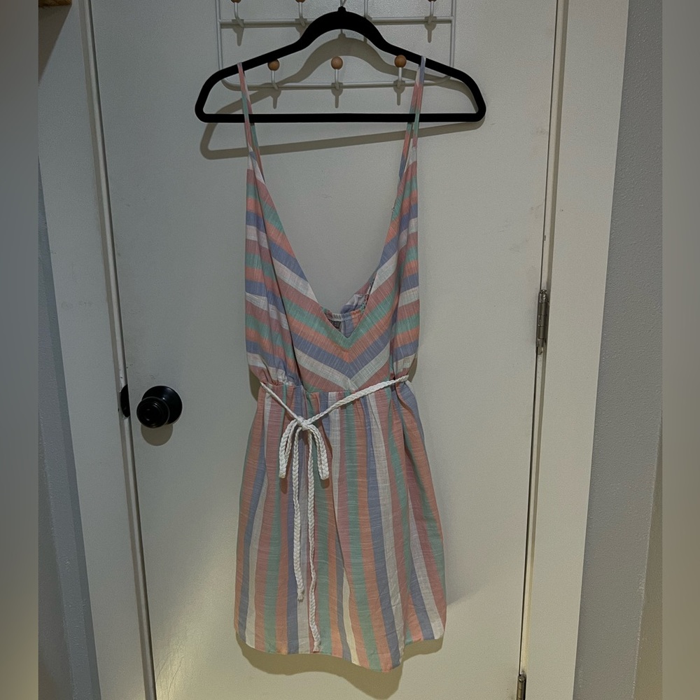 ASOS LIKE NEW PASTEL TIE BACK TANK TOP